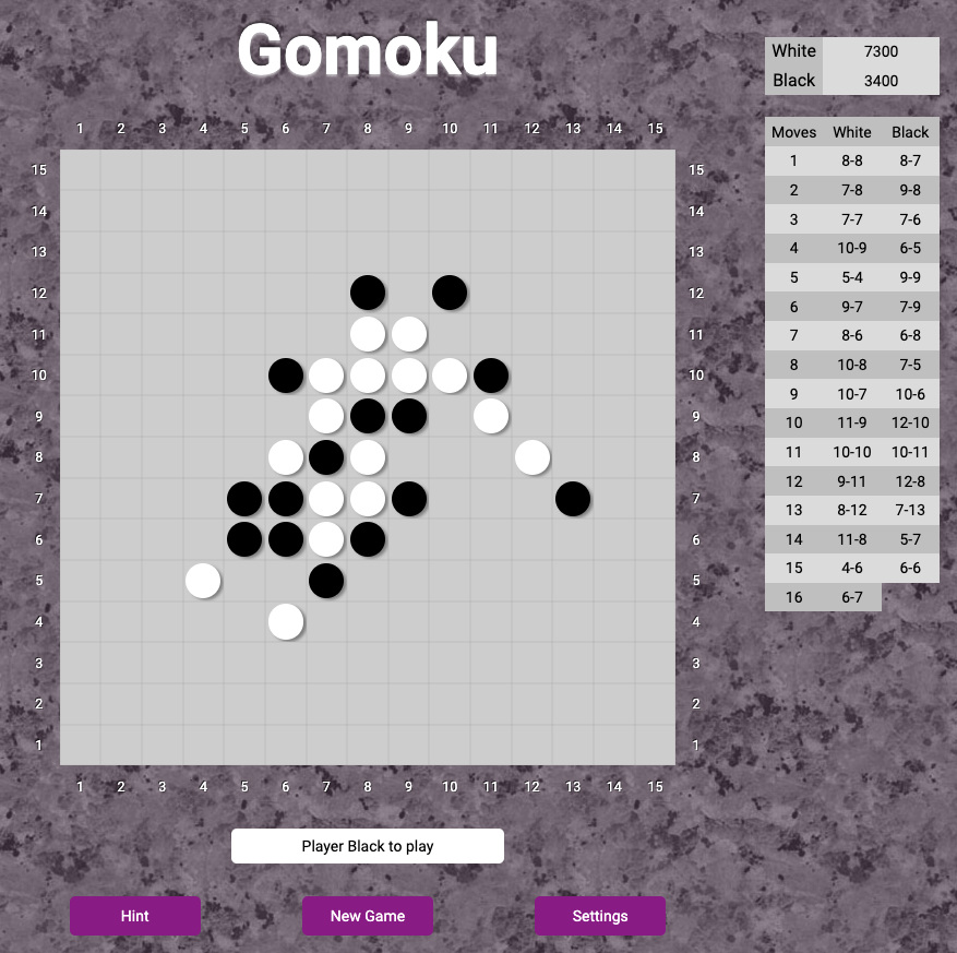 GitHub - MarkByers/playok-gomoku-analyze: Analyzer for Gomoku